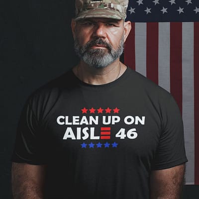 Clean Up On Aisle 46 Shirt Political Tee Anti Biden