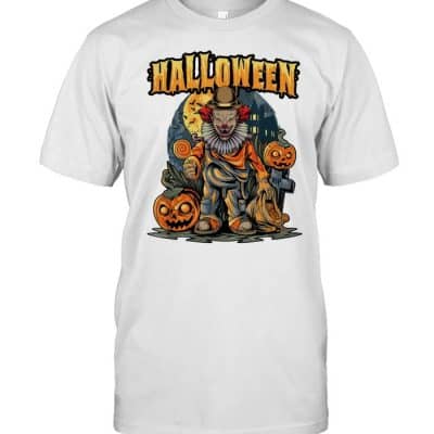 Halloween Scary Clown Horror  Classic Men's T-shirt
