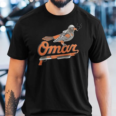Omar Orioles Shirt Michael K. Williams Legends Never Die