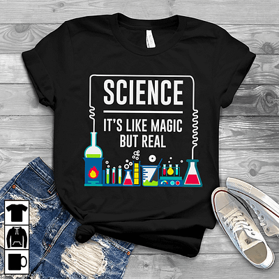Science Teacher Shirt Science It's Like Magic But Real