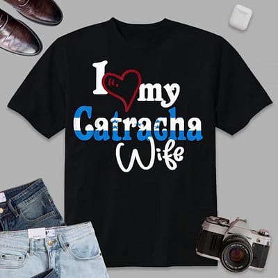 Diseño Artístico Honduras I Love My Catracha Wife Catracho T-Shirt