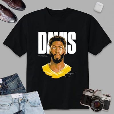 Los Angeles basketball Anthony Davis Signature T-Shirt