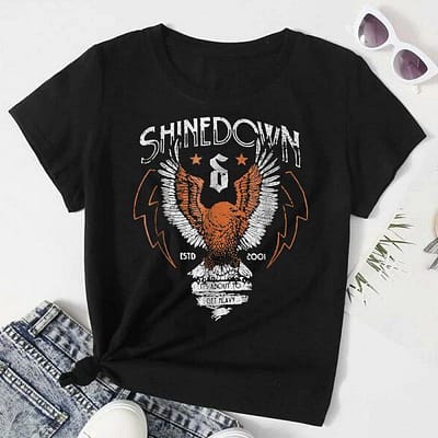 Retro Shinedowns Memes Cosplay Design Arts Rock Musician T-Shirt