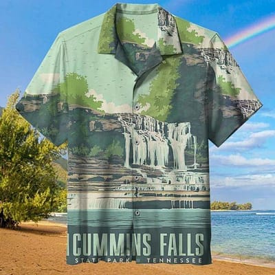 Cummins Falls State Park Tennessee Hawaiian Shirt