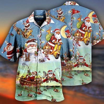 Cute Santa Claus Hawaiian Shirt
