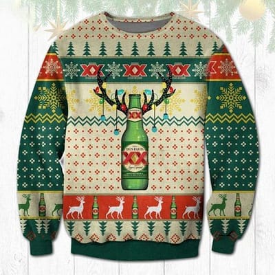Dos Equis Beer Ugly Christmas Sweater