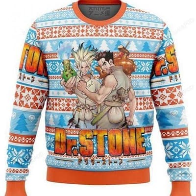 Dr. Stone Christmas Ugly Sweater