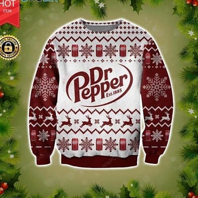 Dr Pepper Xmas 2021 Christmas Ugly Sweater