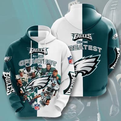 Eagles All Time Greatest Hoodie 3D