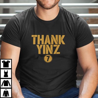 Ben Roethlisberger Shirt Thank Yinz 7 Football Tee