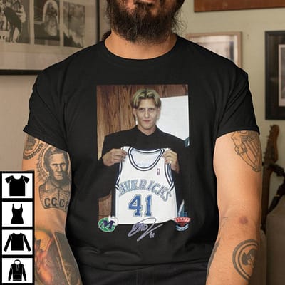 Dirk Nowitzki Mavericks 41 T Shirt Swish 41
