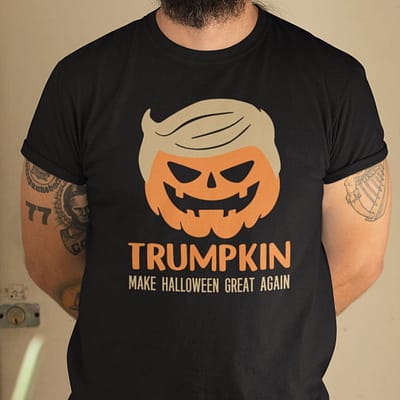 trumpkin make halloween great again shirt