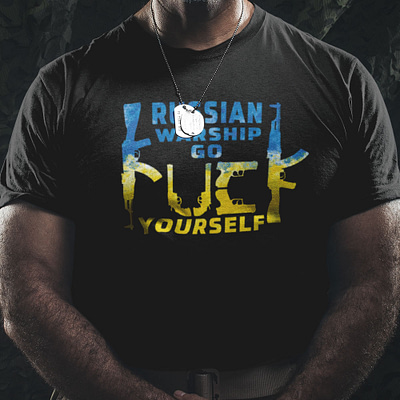 Russian Warship Go Fuck Yourself Shirt - Design 13B