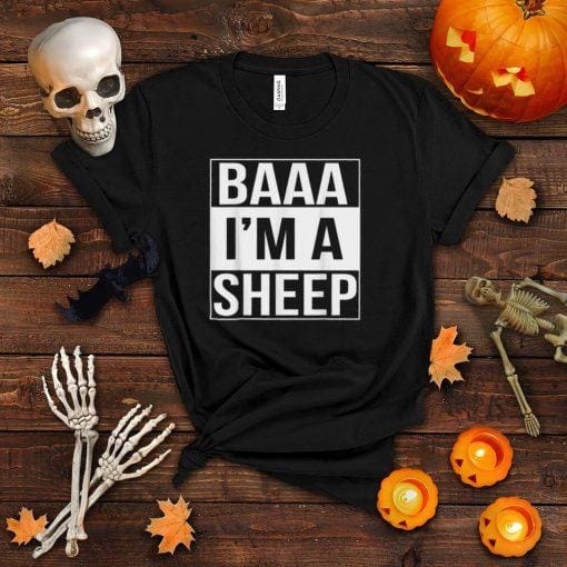 Baa I'm A Sheep T Shirt Christmas Halloween Costume T Shirt