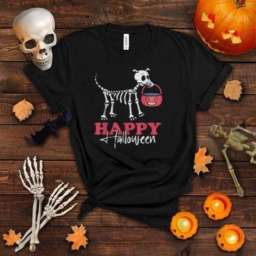 Happy Halloween Lazy Halloween Costume Dog Trick Or Treat T Shirt