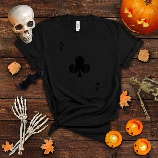 Ace of Clubs funny Halloween Card Costume T Shirt