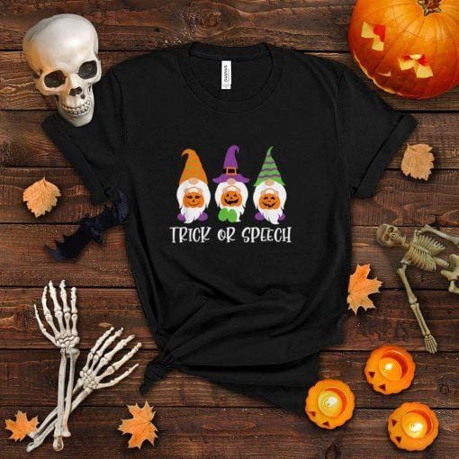 Speech Therapy Halloween Gnomes for SLP Therapist T Shirt