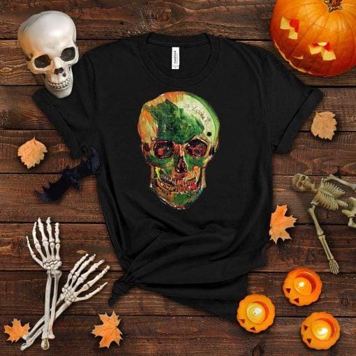 Van Gogh Skull Without CigaretteT Shirt Funny halloween gift
