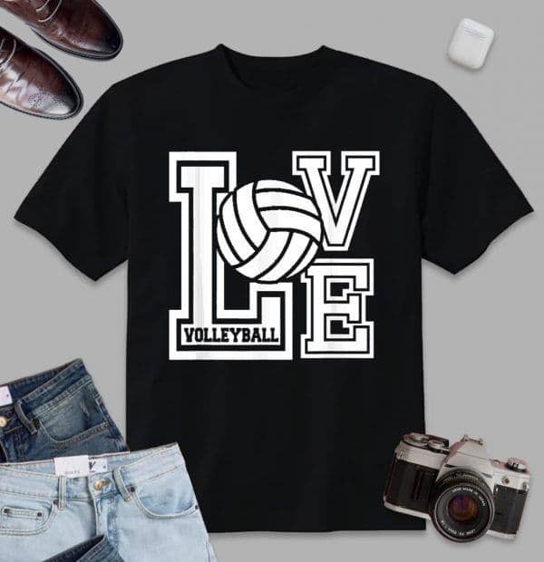 Love Volleyball Sports T-Shirt