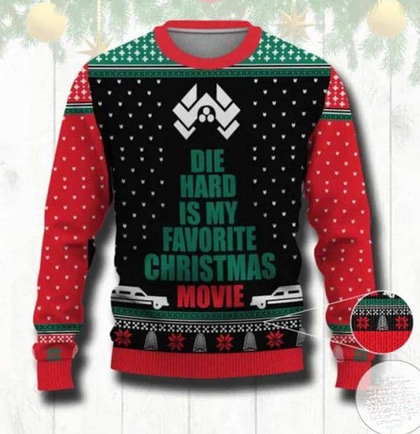 Joey Friends Die Hard Is My Favorite Christmas Movie Ugly Christmas Sweater