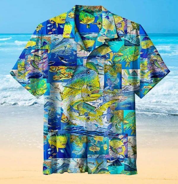 Mahi-mahi Perfect Gift For Fishing Enthusiasts Hawaiian Shirt