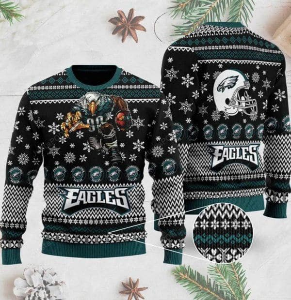 Philadelphia Eagles For Unisex Ugly Christmas Sweater