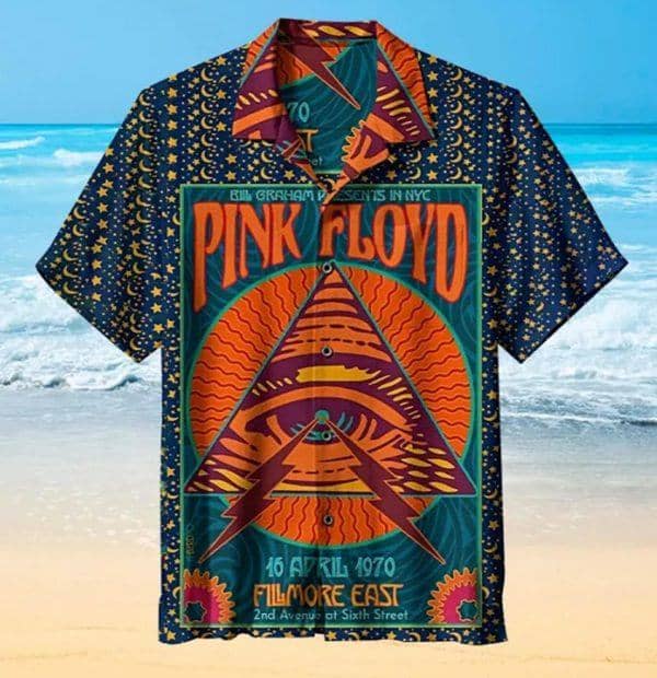 Pink Floyd Concert Nyc Filmore East 1970 Universal Hawaiian Shirt