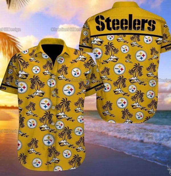 Pittsburgh Steelers NFL Button Shirt