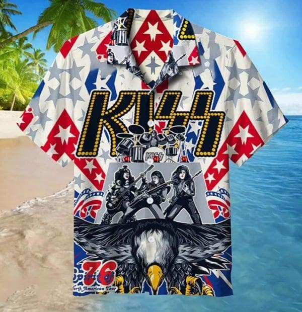 Rock Kiss Band Collectible Hawaiian shirt