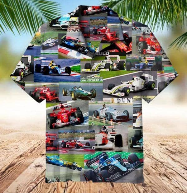 The Greatest F1 Racer Collage Collectible Hawaiian shirt