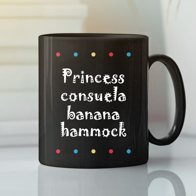 Princess Consuela Banana Hammock Matching Couple Mug