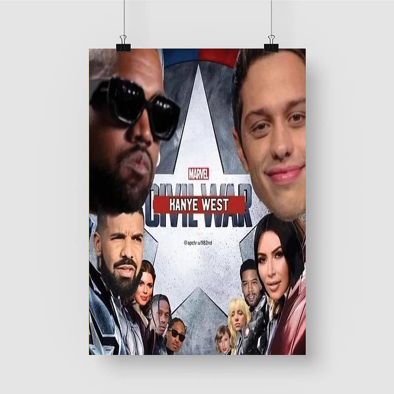 Kanye Civil War Poster