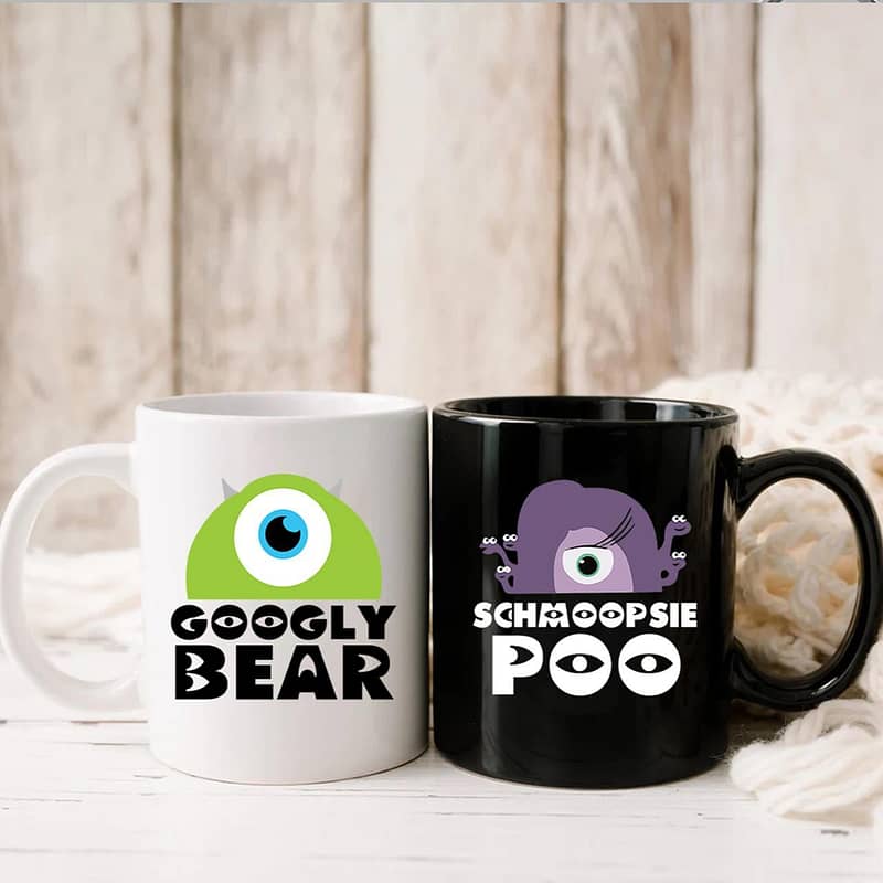 Googly Bear Schmoopsie Poo Wedding Gift Couple Mug