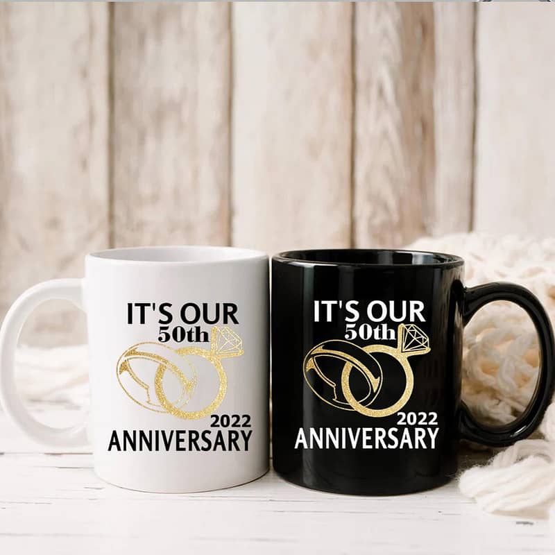 It’s Our 50th Anniversary 2022 Couple Mug