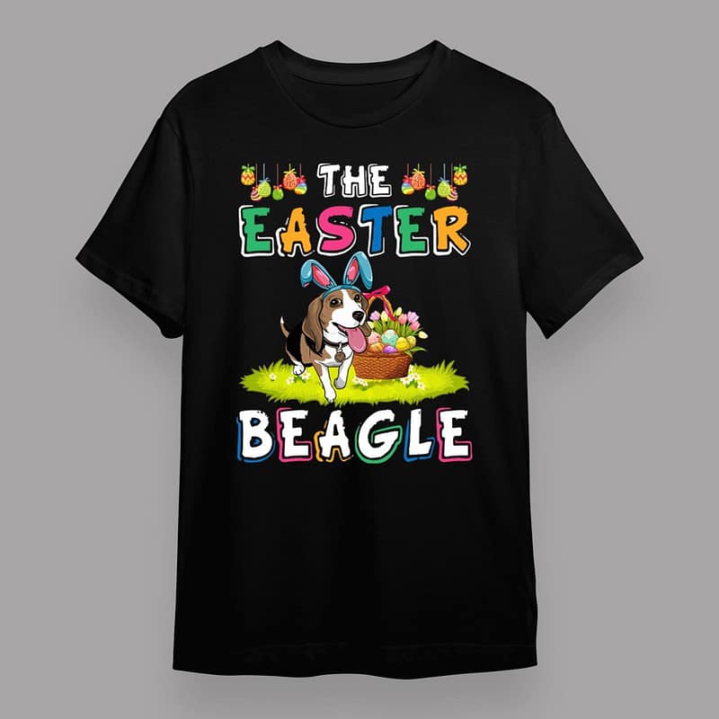 The Easter Beagle Bunny Ears Funny Dog Lovers T-shirt