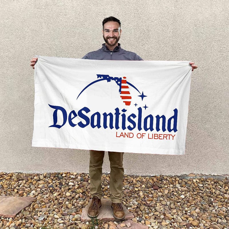DeSantisland Land Of Liberty Flag